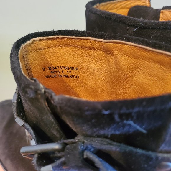 Frye Ankle Boots w/ Studed Harness Size 9 - Picture 4 of 5